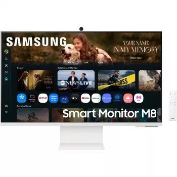 LCD-Monitor | SAMSUNG | LS32FM801UUXDU | 32 | Smart/4K | Panel VA | 3840x2160 | 16:9 | 60 Hz | 4 ms | Farbe Weiß | LS32FM801UUXDU