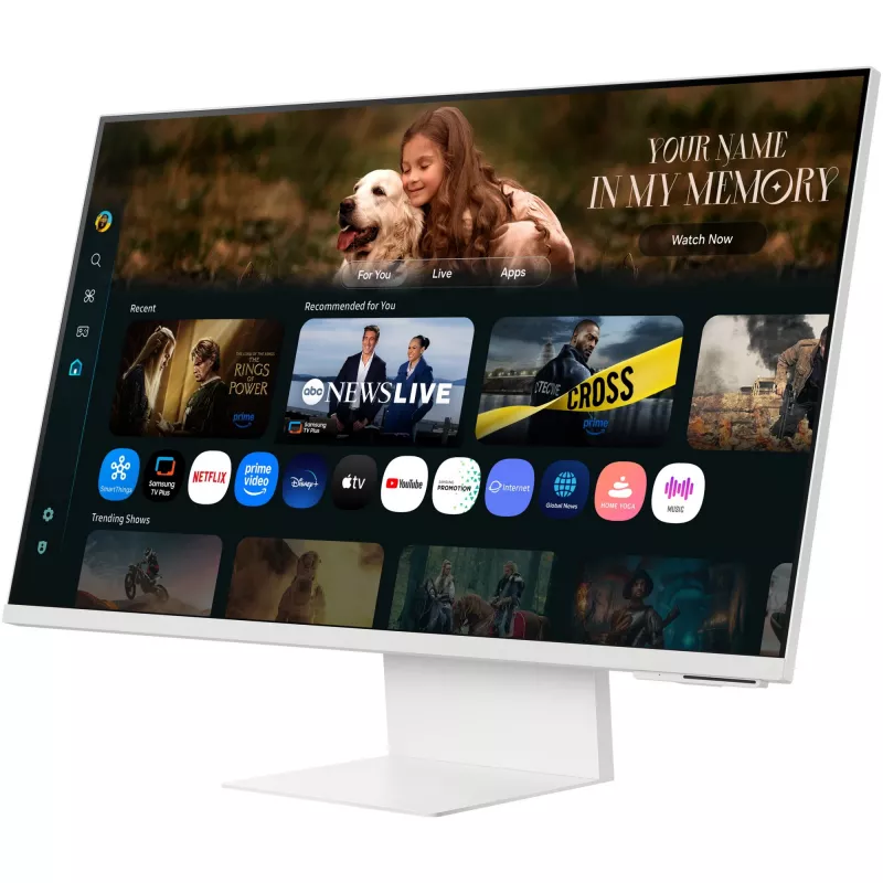 LCD-Monitor | SAMSUNG | LS32FM801UUXDU | 32 | Smart/4K | Panel VA | 3840x2160 | 16:9 | 60 Hz | 4 ms | Farbe Weiß | LS32FM801UUXDU