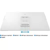 LCD-Monitor | SAMSUNG | LS32FM801UUXDU | 32 | Smart/4K | Panel VA | 3840x2160 | 16:9 | 60 Hz | 4 ms | Farbe Weiß | LS32FM801UUXDU
