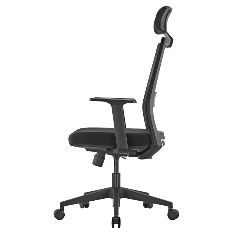 Ergo Office ER-425 Ergonomischer High-Back-Bürostuhl, max. 150 kg, drehbar, verstellbare Stützen
