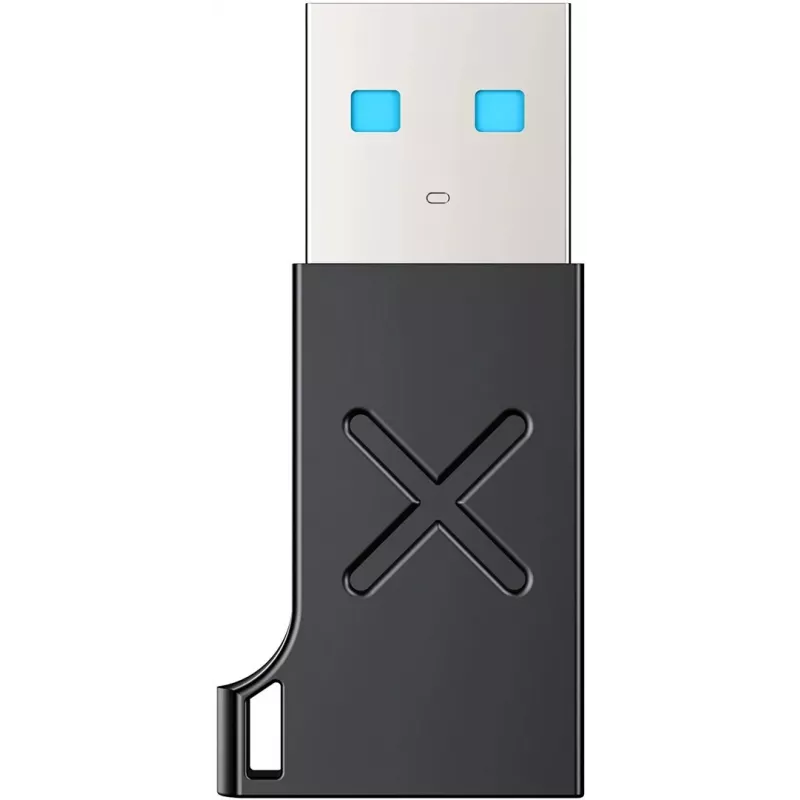 Unitek USB-C auf USB-A Adapter A1049ABK01 — schwarz, kompakter Adapter USB-C (Buchse) auf USB-A (Stecker)