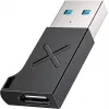 Unitek USB-C auf USB-A Adapter A1049ABK01 — schwarz, kompakter Adapter USB-C (Buchse) auf USB-A (Stecker)
