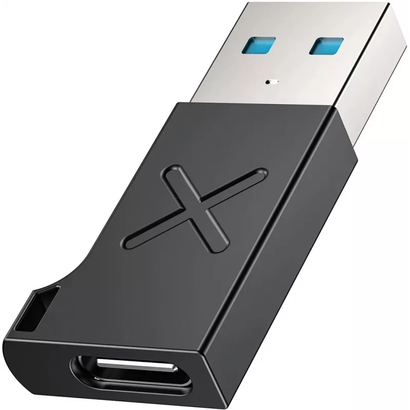 Unitek USB-C auf USB-A Adapter A1049ABK01 — schwarz, kompakter Adapter USB-C (Buchse) auf USB-A (Stecker)