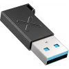 Unitek USB-C auf USB-A Adapter A1049ABK01 — schwarz, kompakter Adapter USB-C (Buchse) auf USB-A (Stecker)