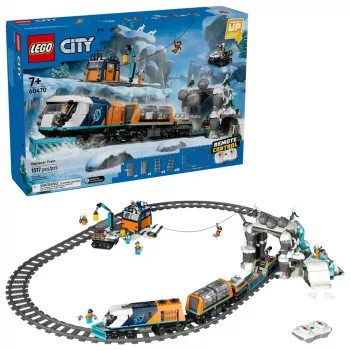 LEGO CITY 60470 Forscher Arctic Polar Express Zug
