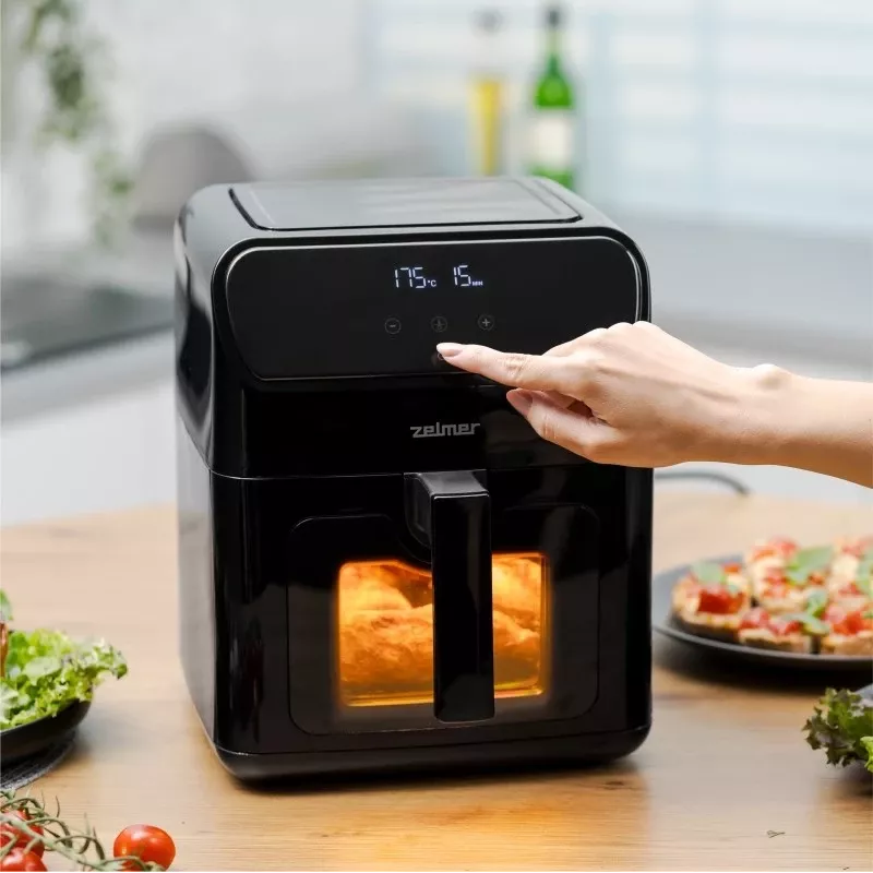 Zelmer ZAF6500 Heißluftfritteuse 6.5 l 1500 W Schwarz