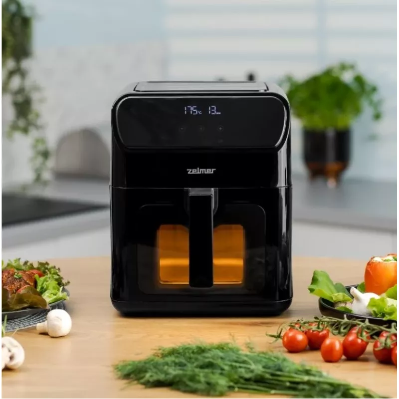 Zelmer ZAF6500 Heißluftfritteuse 6.5 l 1500 W Schwarz