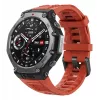 Smartwatch Amazfit T-Rex 3 Lava — 1,5-Zoll-AMOLED, 480×480, GPS, 700 mAh, 32 GB, Edelstahlgehäuse, Silikonarmband