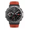 Smartwatch Amazfit T-Rex 3 Lava — 1,5-Zoll-AMOLED, 480×480, GPS, 700 mAh, 32 GB, Edelstahlgehäuse, Silikonarmband