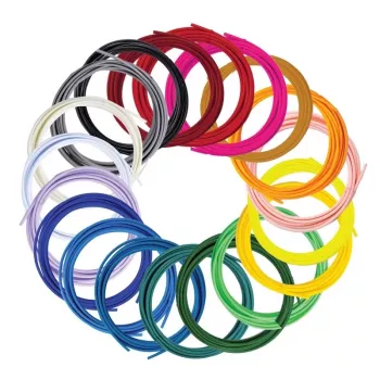 3Doodler Filament FLOW 20 PLA 20 Farben Nachfüllpackung Polymilchsäure (PLA) Schwarz, Blau, Dunkelgrün, Dunkelpink, Gold, Grün, Lila, Marineblau, Orange, Pink, Transparent, Weiß, Gelb