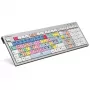 Tastatur Logickeyboard LKB-PPROCC-AJPU-FR Office USB AZERTY Mehrfarbig