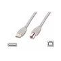 Logilink USB 2.0 Verbindungskabel USB-A auf USB-B USB A Stecker USB B Stecker