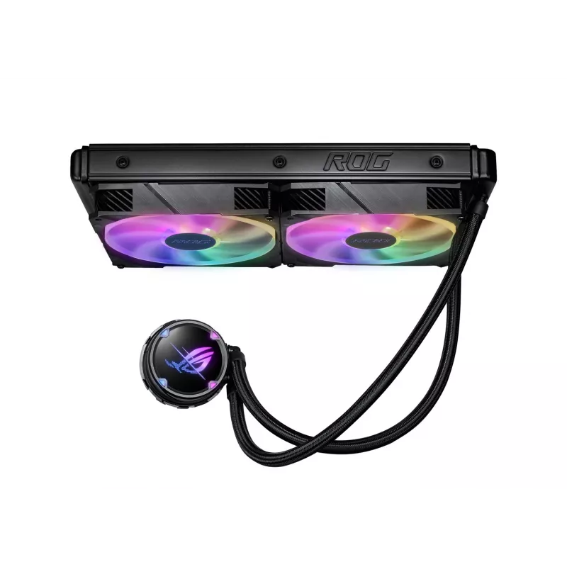 ASUS ROG STRIX LC II 280 ARGB Prozessor All-in-One-Flüssigkeitskühler 14 cm Schwarz 1 Stk.
