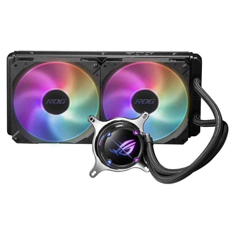 ASUS ROG STRIX LC II 280 ARGB Prozessor All-in-One-Flüssigkeitskühler 14 cm Schwarz 1 Stk.