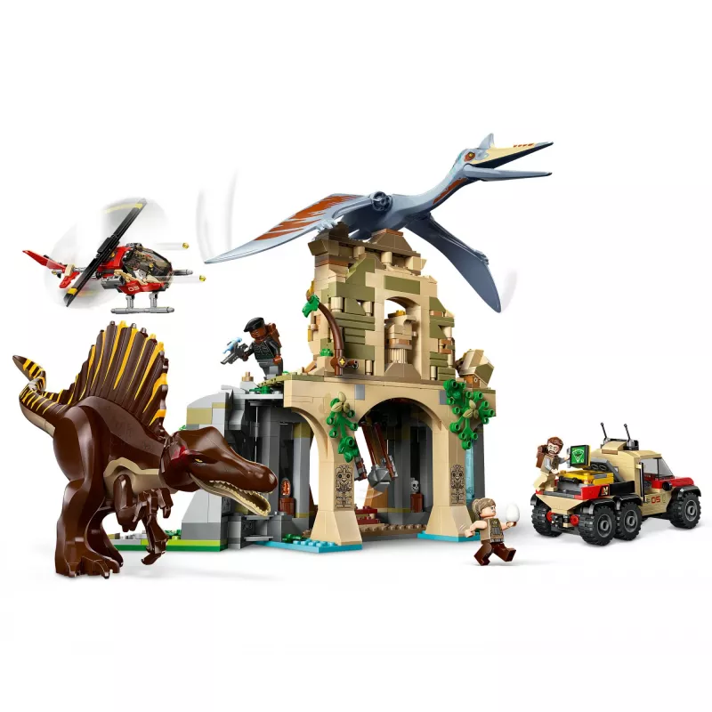 LEGO JURASSIC WORLD 76976 Spinosaurus & Quetzalcoatlus Air Mission