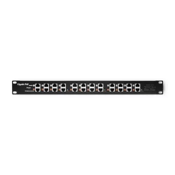 Patchpanel QOLTEC 54478 12 Ports PoE Schwarz