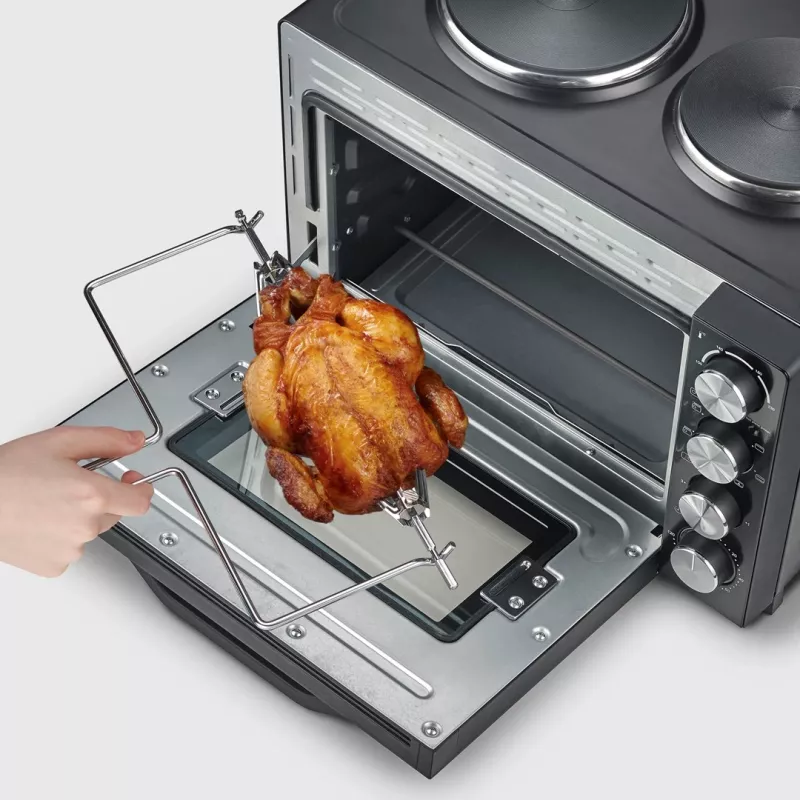 Severin TO 2073 XXL Mini-Backofen 60 L 2200 W Schwarz Grill