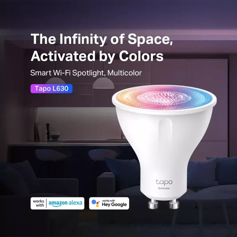 Smart bulb TP-LINK Tapo L630 GU10 3.7W multicolor (2er-Pack)