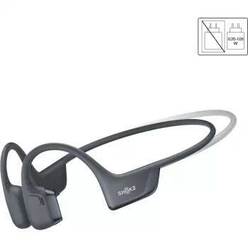 SHOKZ OpenRun Pro 2 Mini Headset Kabellos Ohrbügel-Sport Bluetooth Schwarz