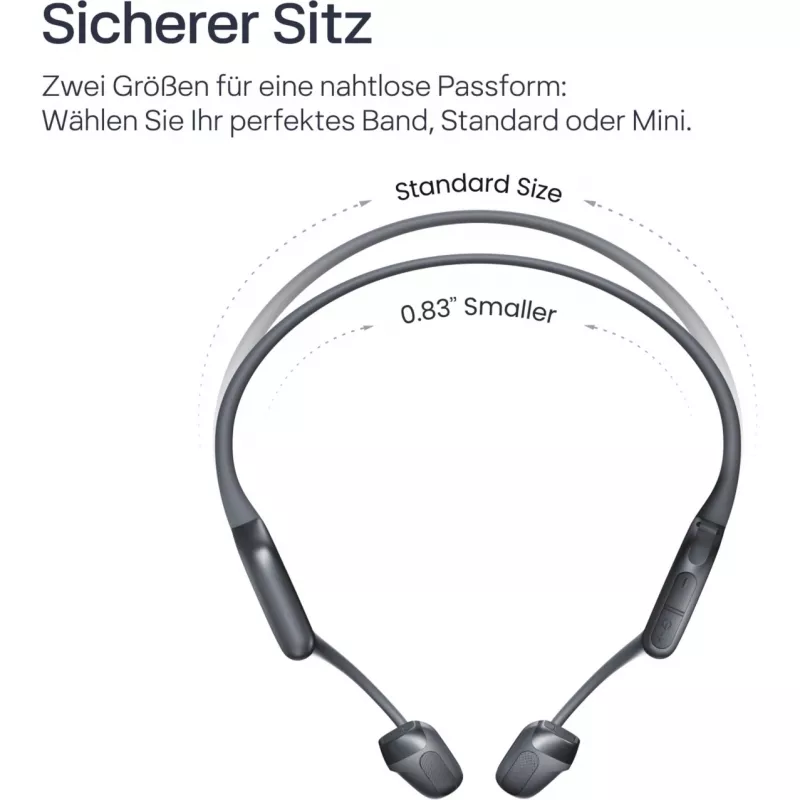 SHOKZ OpenRun Pro 2 Mini Headset Kabellos Ohrbügel-Sport Bluetooth Schwarz