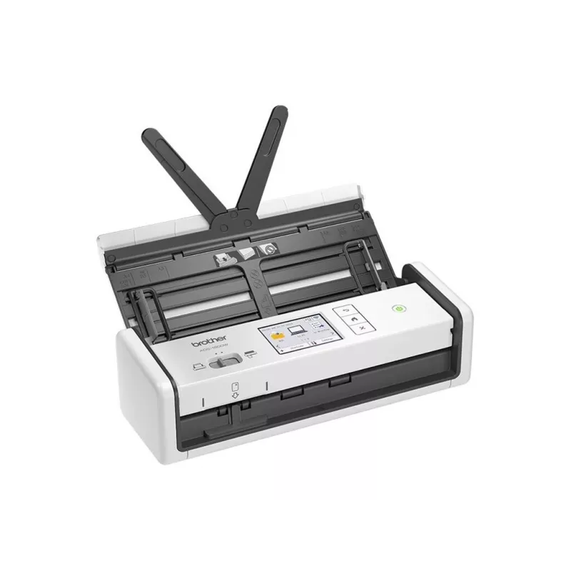 Tragbarer kabelloser Farbdokumentenscanner Brother ADS-1800W — kompakter Duplex-ADF für kleine Büros/mobile Nutzung