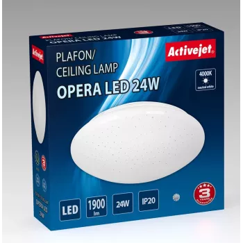 Moderne LED-Deckenleuchte Activejet OPERA LED 24W