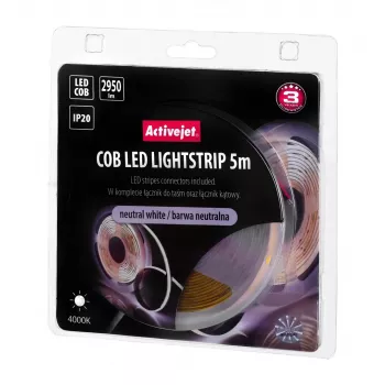 Activejet AJE-COB 5m neut Streifenleuchte Universal-Streifenleuchte Innenbereich