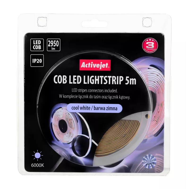 Activejet AJE-COB 5m zim Streifenlicht Universalstreifenlicht Innenbereich