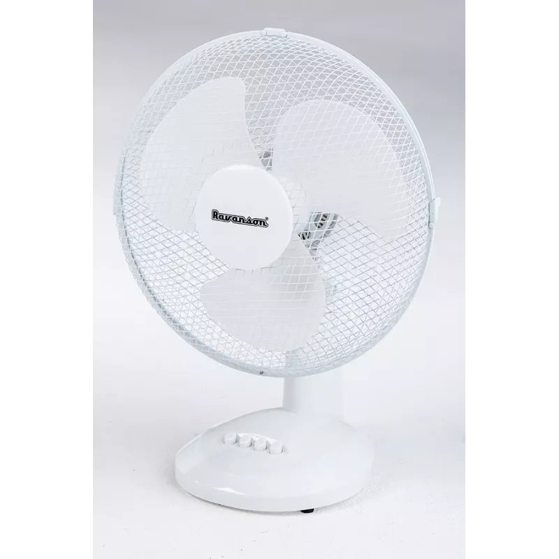 Tisch-Haushaltsventilator Ravanson WT-1030 — 35 cm Flügel, 3 Geschwindigkeiten, 35 W, Kunststoffgehäuse, grau