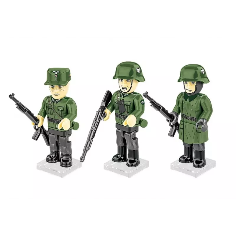 Bauklötze Deutsche Infanterie – 3-Figuren-Set