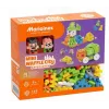 Spielzeugbausteine Marioinex Blocks Waffle mini Müllauto 14 Stk. 903131