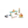 Baustein-Set Marioinex Mini Waffle Blocks Tankstelle, 148 Teile, mehrfarbig, ab 6 Jahren