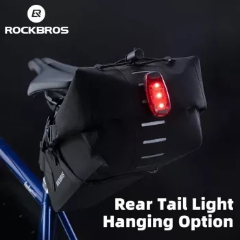 Rockbros 30130061001 3 L schwarz wasserdichte Fahrradsatteltasche