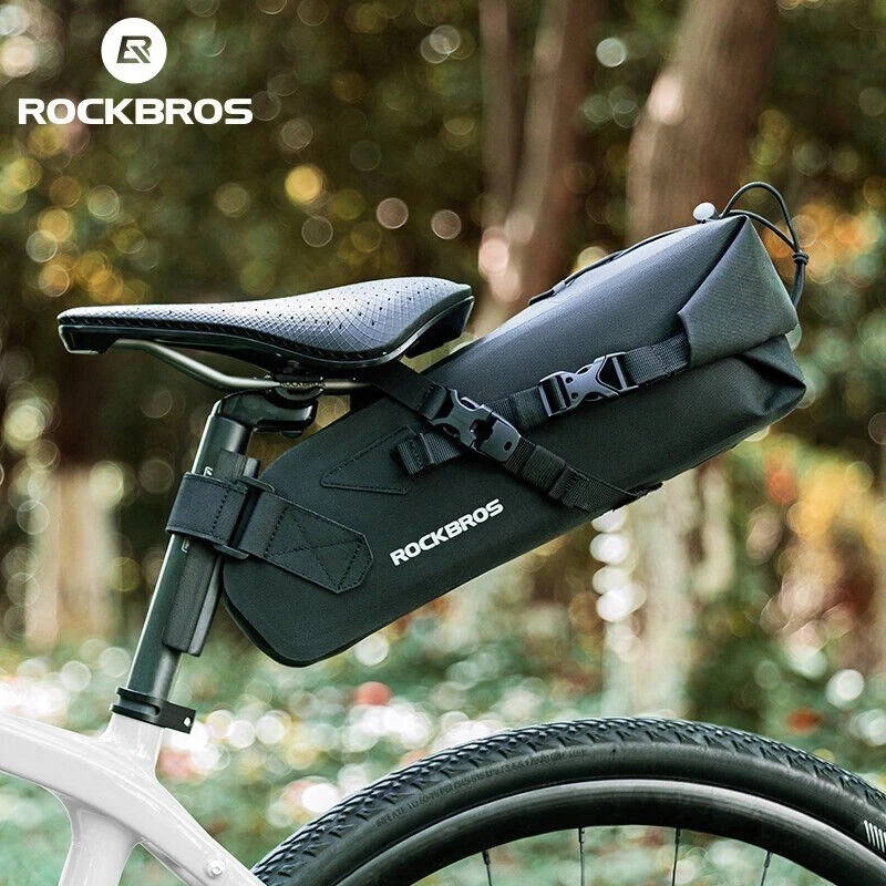 Rockbros 30130061001 3 L schwarz wasserdichte Fahrradsatteltasche