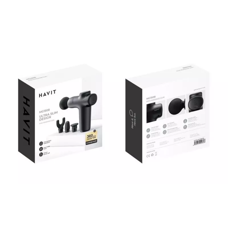 Havit MG1508 Pistolen-Handmassagegerät Klopf- und Vibrationsmassage