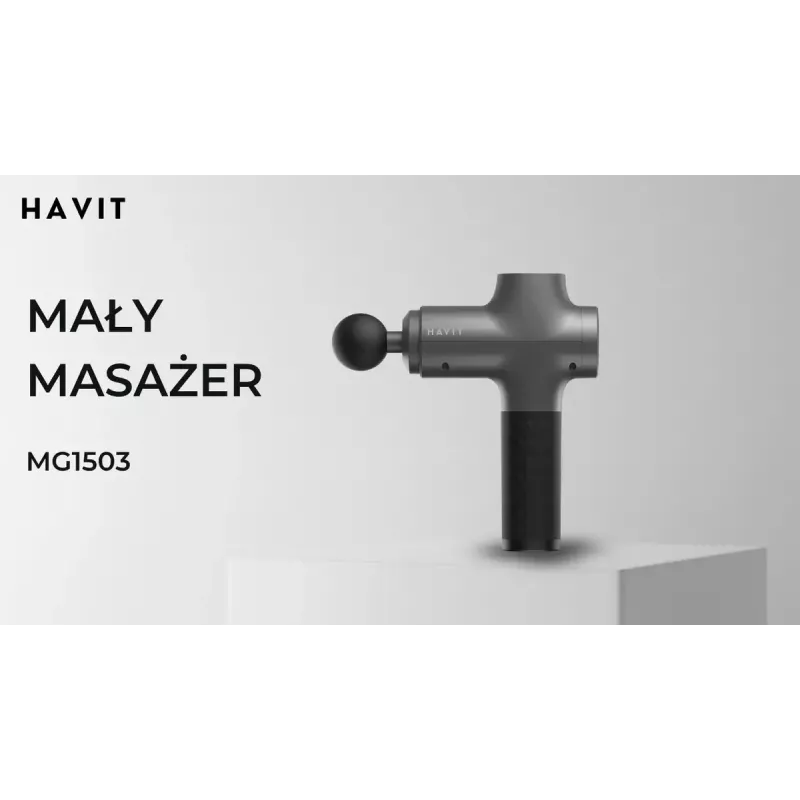 Havit MG1503 Pistolen-Handmassagegerät mit Klopf- und Vibrationsmassage