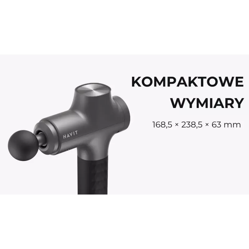 Havit MG1503 Pistolen-Handmassagegerät mit Klopf- und Vibrationsmassage