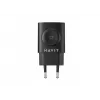 Havit UC132 EU GaN 22W Dual-Port-Ladegerät kabelloses Laden schwarz