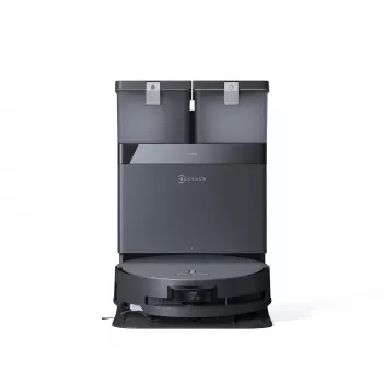 Ecovacs Deebot X8 Omni Saugroboter – schwarz, 5200-mAh-Akku, 128 Min. Laufzeit, Staubbeutel 0,22 L, Wischfunktion, automatische Basisstation