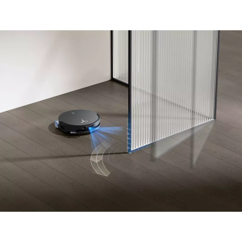 Ecovacs Deebot X8 Omni Saugroboter – schwarz, 5200-mAh-Akku, 128 Min. Laufzeit, Staubbeutel 0,22 L, Wischfunktion, automatische Basisstation
