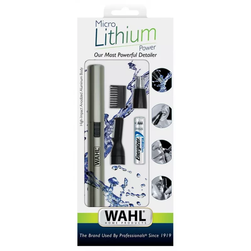 Wahl 5640-1016 Micro Lithium Ohr-, Nasen- und Augenbrauentrimmer