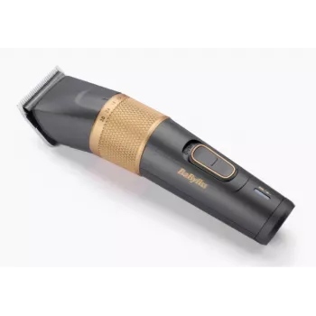 Haartrimmer BaByliss E987E Gold Granite – wiederaufladbarer Li-Ion-Akku, 8 Längenstufen, 0,6 mm – 28 mm, wasserdicht