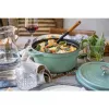 Staub Runder Gusseisen-Schmortopf 5,2 L, Minze – La Cocotte 26 cm