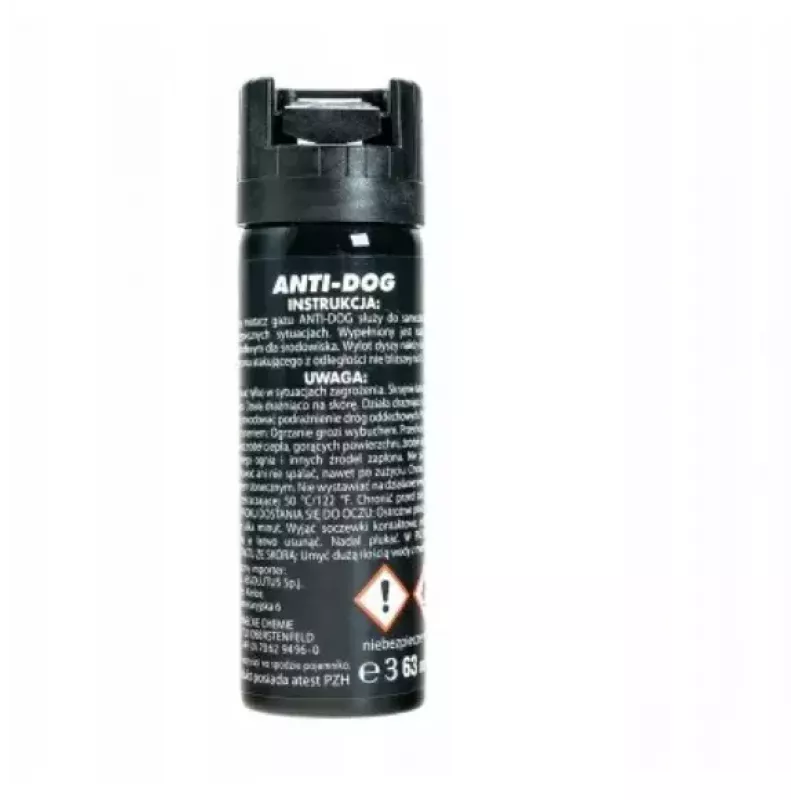 Pfefferspray TW 1000 Anti-dog PEPPER-FOG 63 ml Konus — 63 ml, 2.000.000 SHU, max. Reichweite 3 m, schwarz