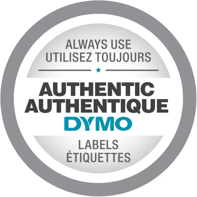 DYMO D1 Durable - Schwarz auf Weiß - 12 mm