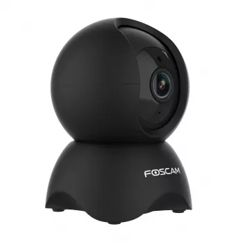 IP-Sicherheitskamera Foscam X5, Glühlampenform, 5 MP (2560×1920), Wi‑Fi & Ethernet, MicroSD bis 256 GB, 360° Schwenken/Neigen, 6x Digitalzoom, Nachtsicht 8 m