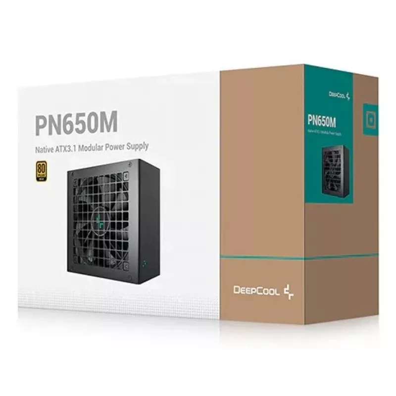 DeepCool PN650M Netzteil 650 W 20+4 pin ATX ATX Schwarz