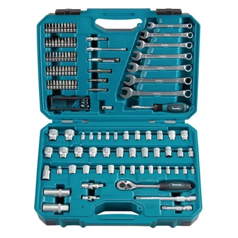 Makita E-06616 Mechaniker-Werkzeugsatz 120 Werkzeuge