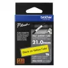 Druckerband Brother HSE-651E Schwarz 2,1 cm x 1,5 m