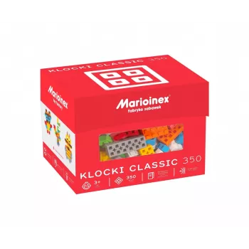 Bausteinset Marioinex Classic 350 Stk. – Konstruktionsspielzeug-Set, 350 Teile